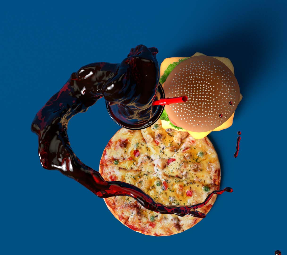 Fast food restaurant branding project